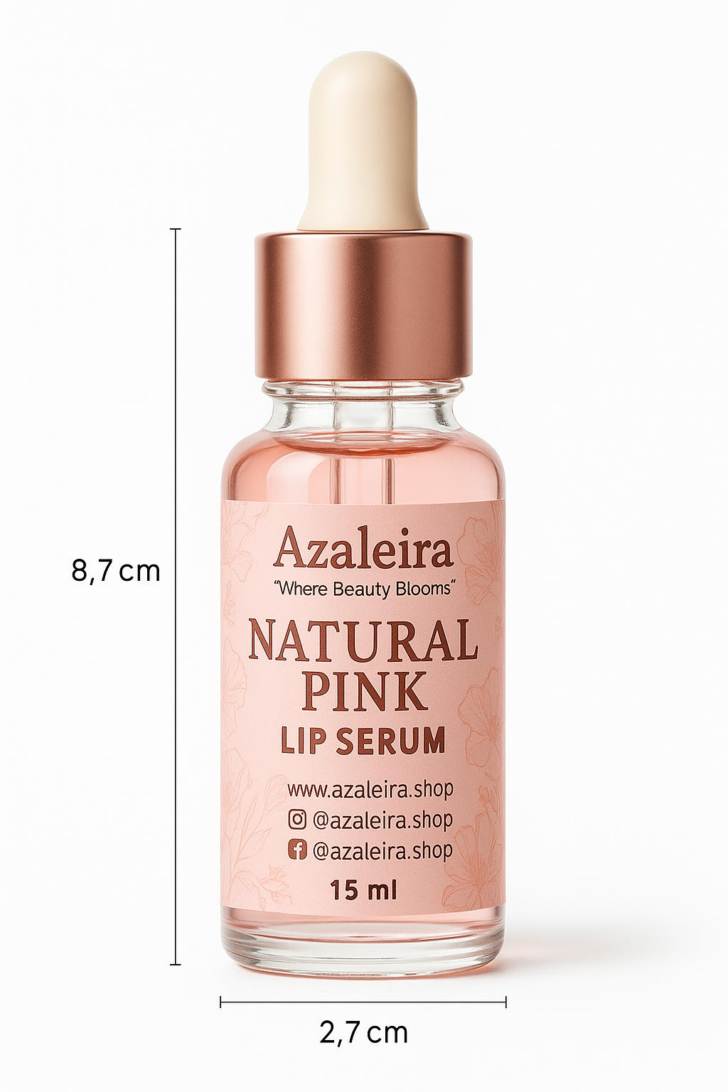 7 days Pink lip transformation serum (100% organic)